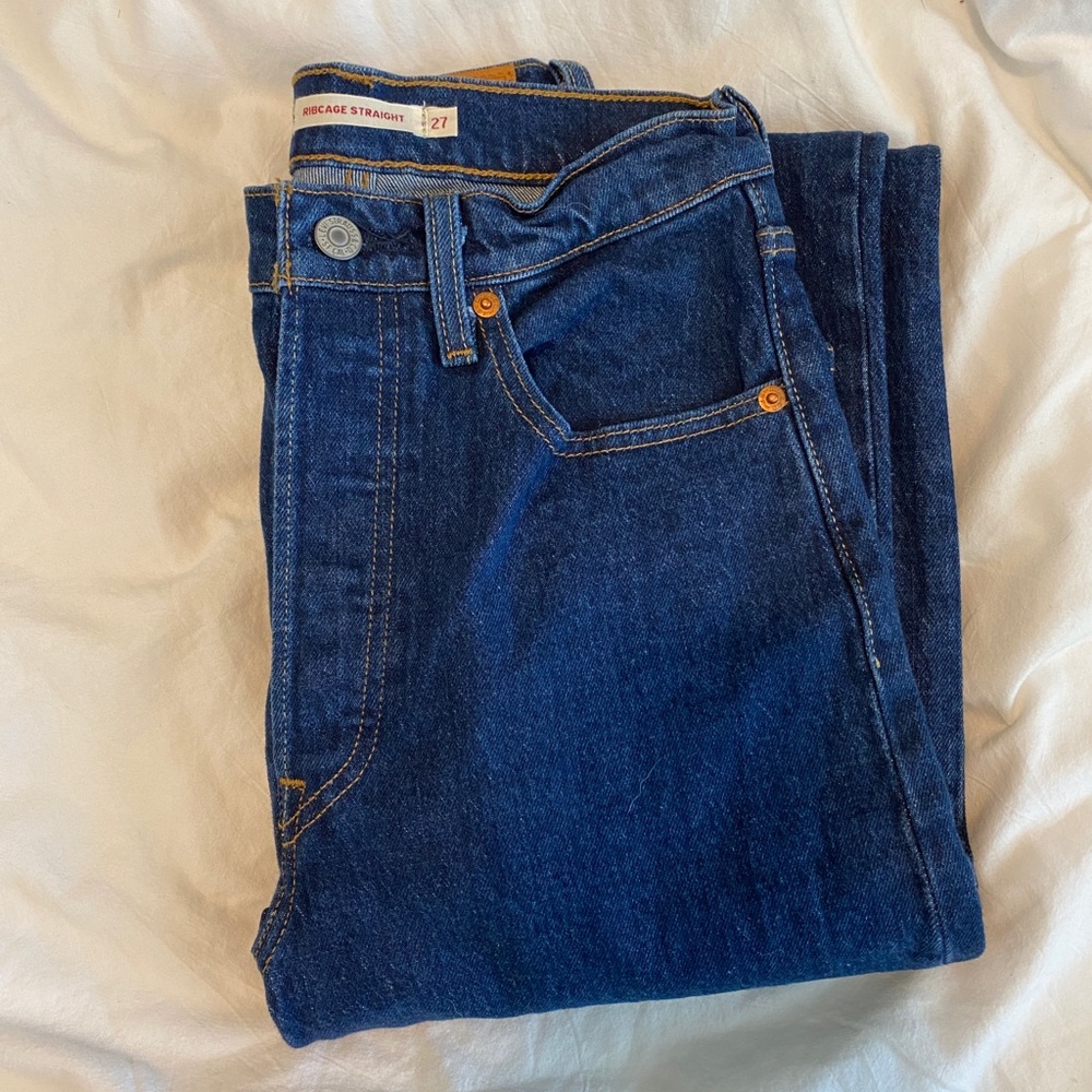 levi’s ribcage straight jeans